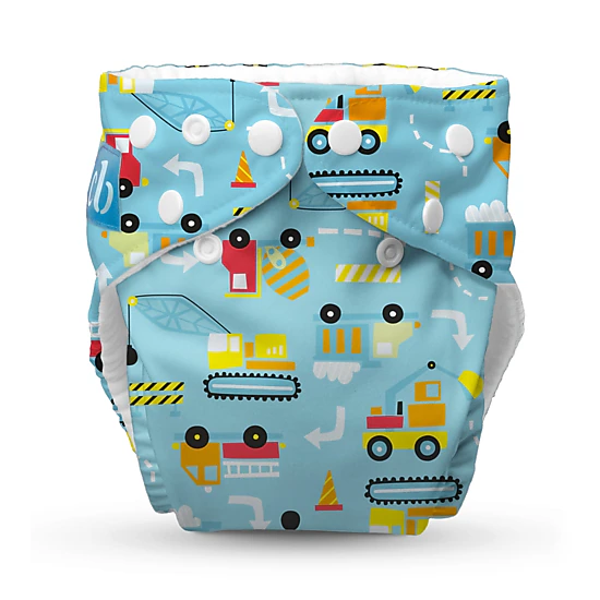 Charlie Banana One-Size Reusable Cloth Diaper with Fleece Lining and Deluxe Insert - Construction