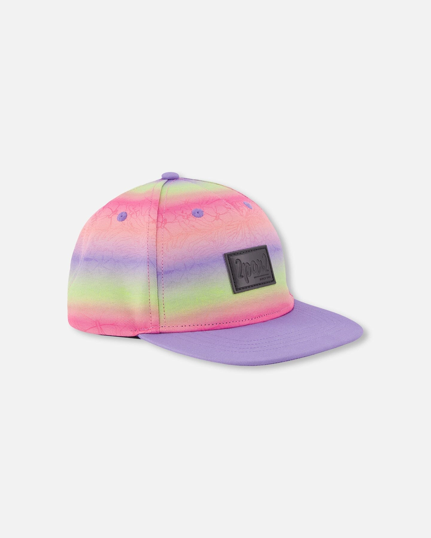 Deux par Girls Gradient Flat Brim Cap