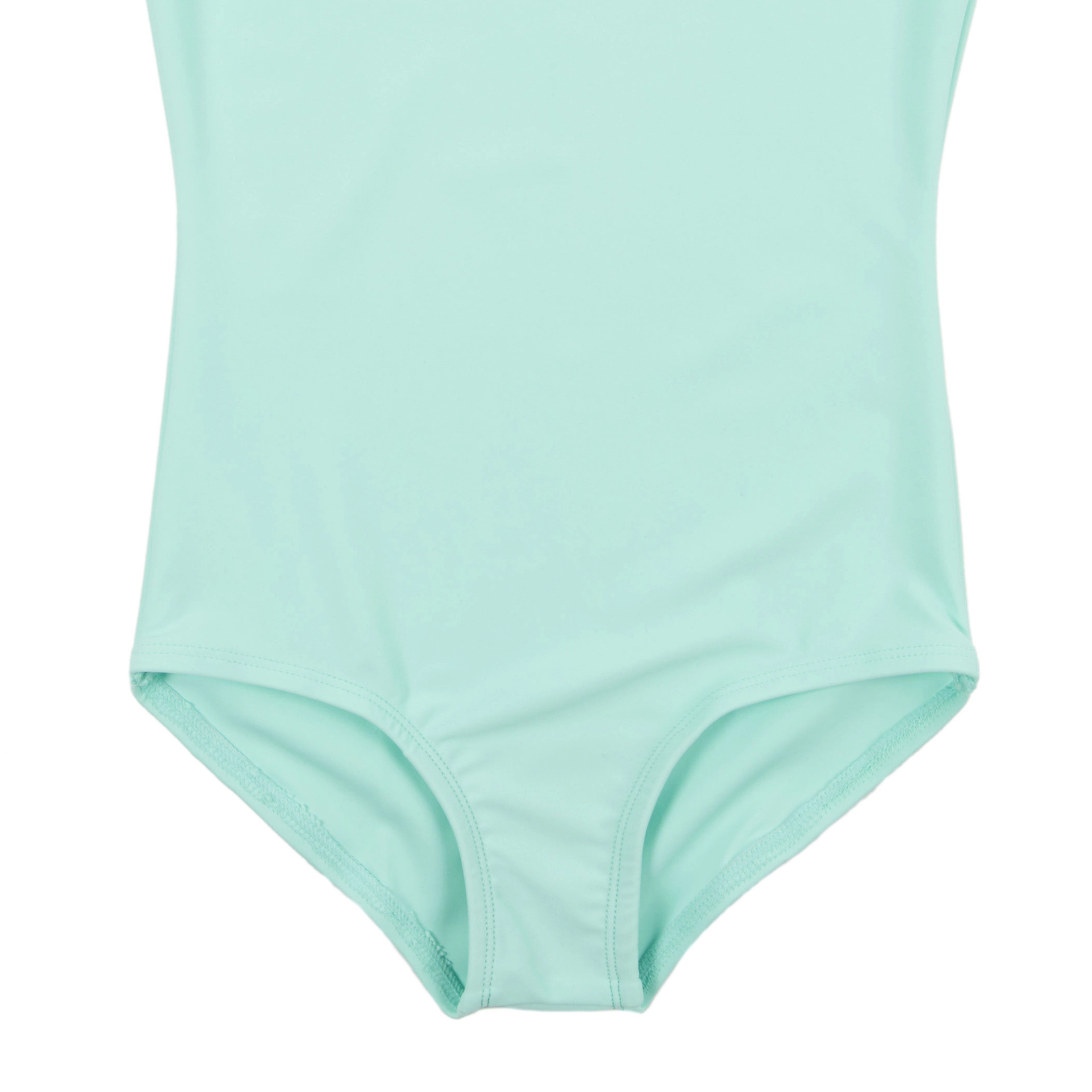 Leveret Girls Short Sleeve Solid Stretch Dance Leotard