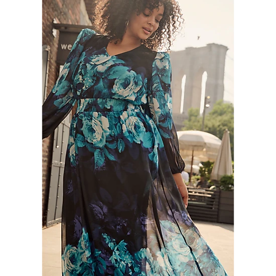 Avenue Women's Plus Size Neve Maxi Dress - JCPenney