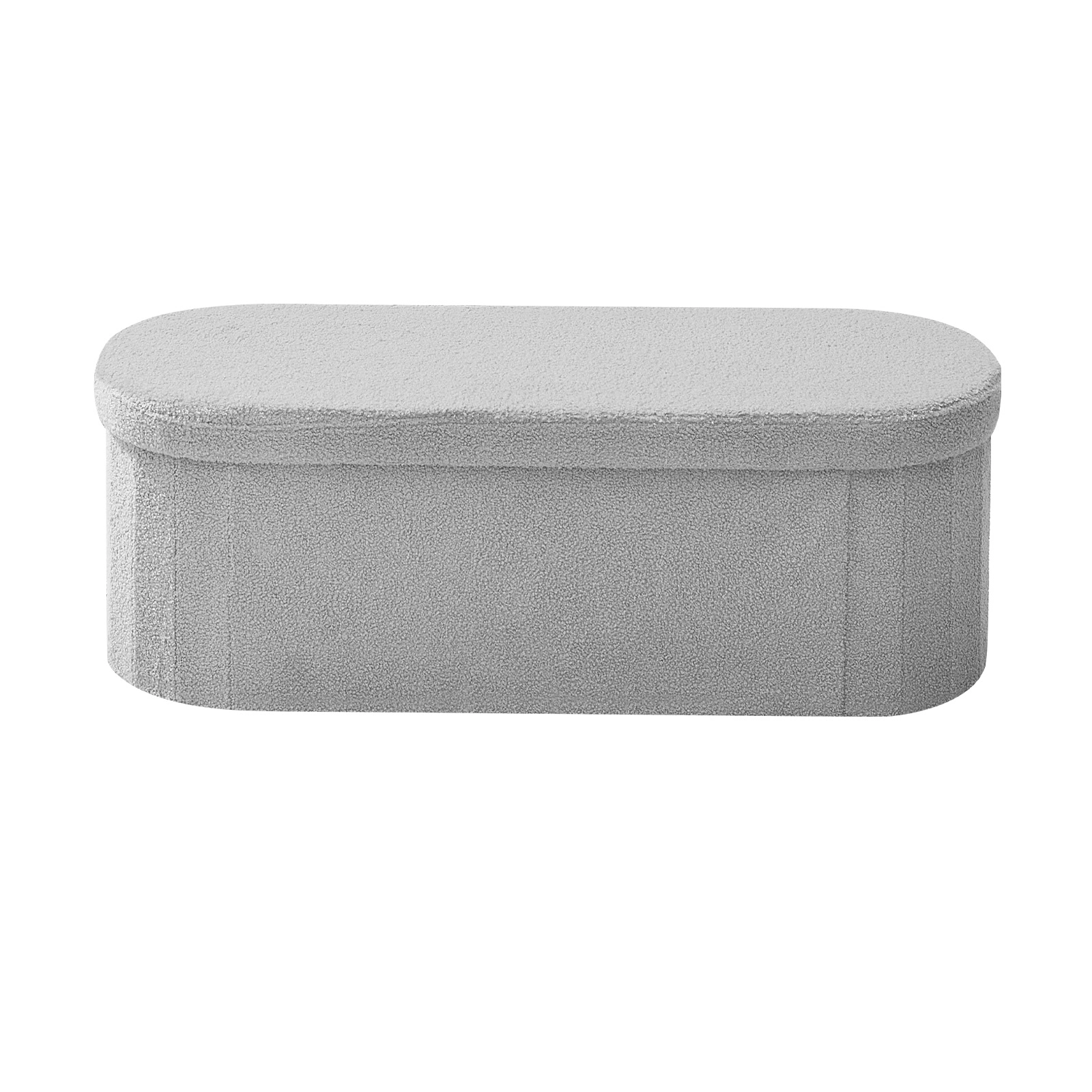 HONGGE Storage Ottoman Bench End of Bed Bench Upholstered Bed Ottoman Chest with Storage for Living Room Bedroom