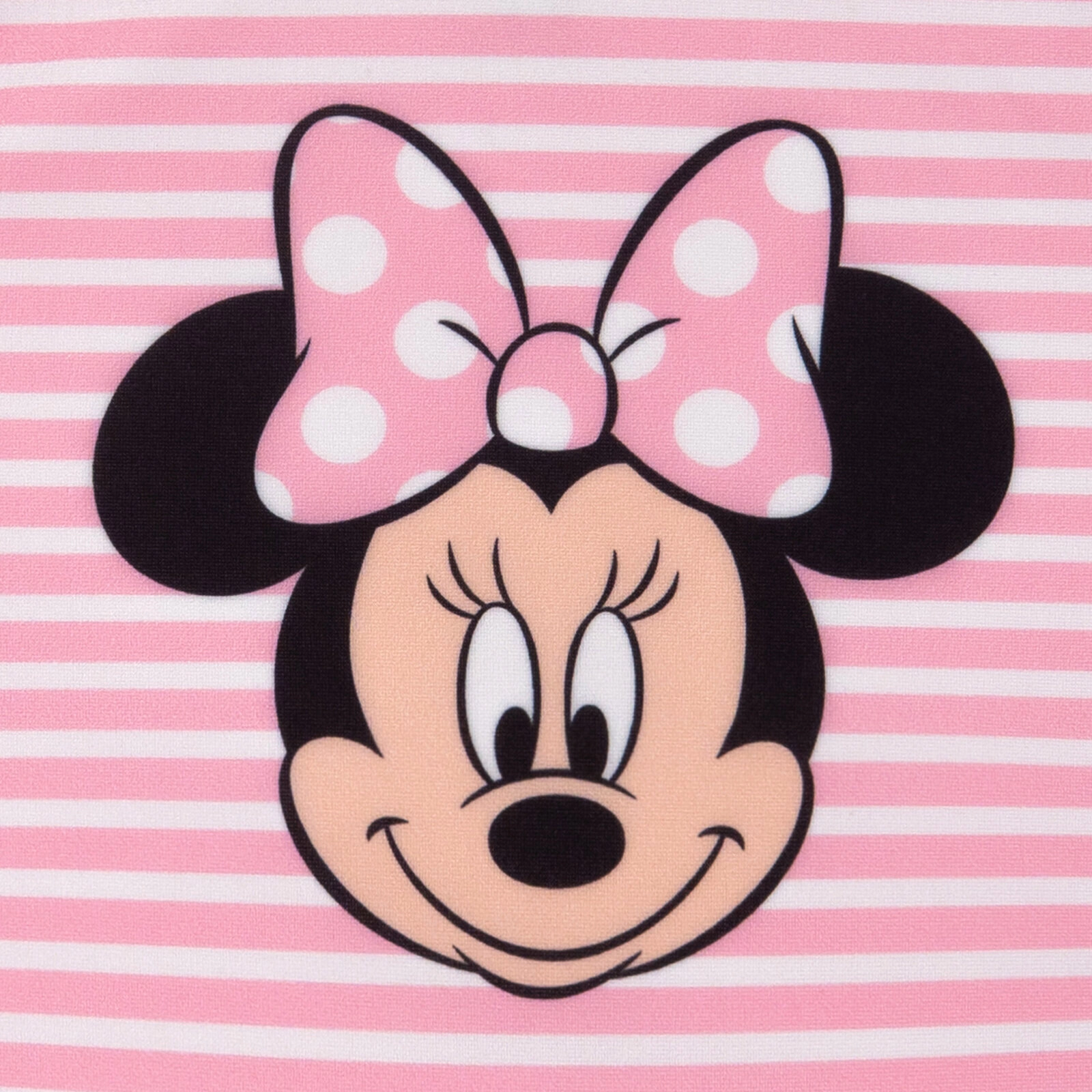Disney Minnie Mouse Girls' Swimwear 2-Piece Rash Guard and Bikini Set