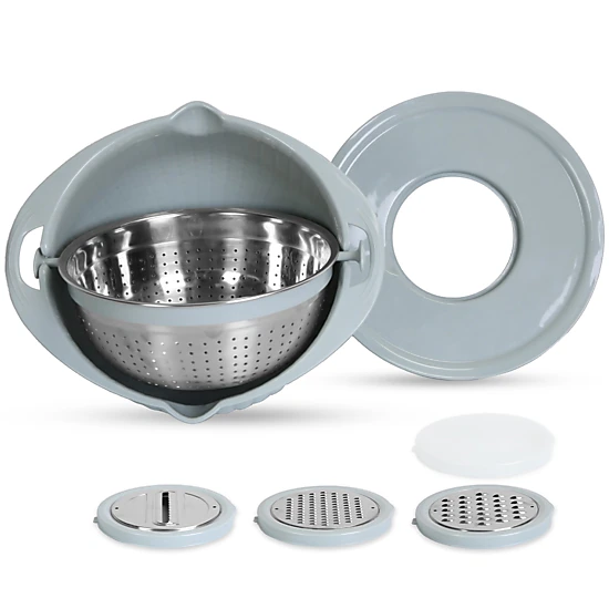 GBruno Stainless Steel Mixing Bowl With Grater Set