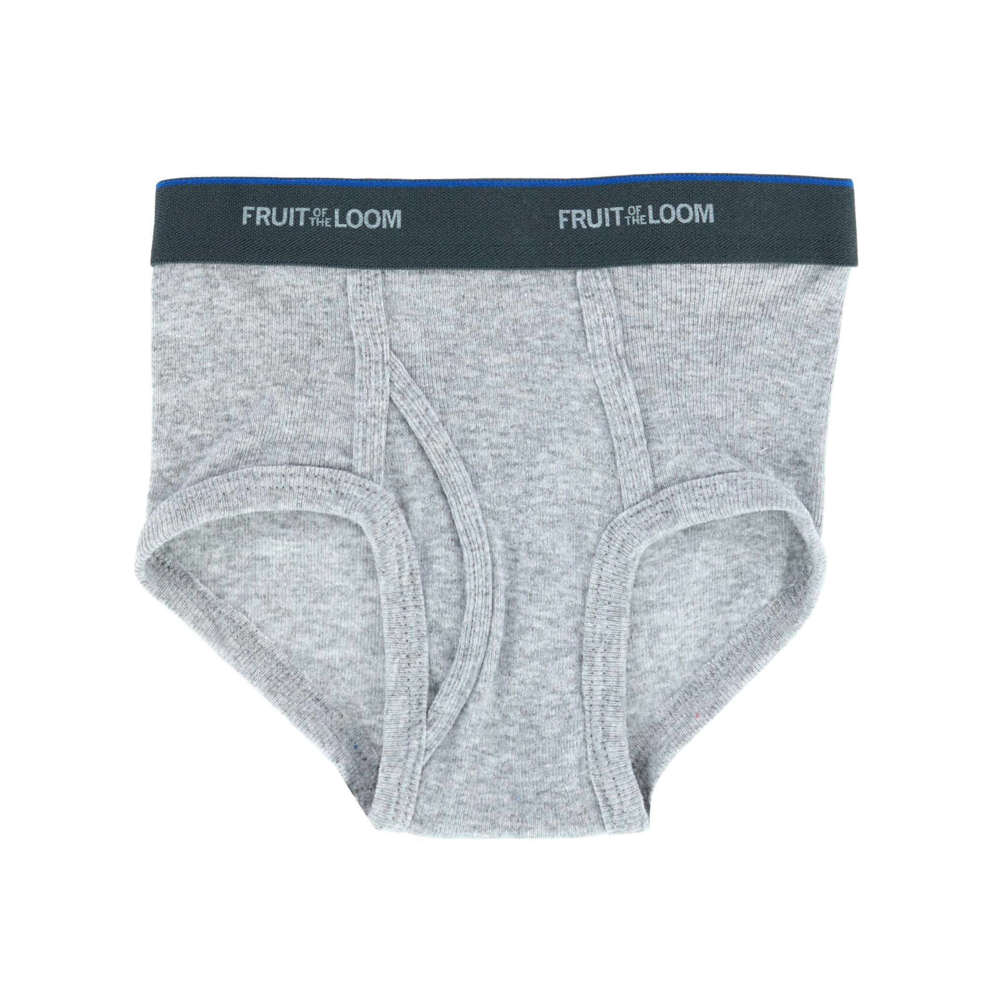 Fruit of the Loom Toddler Boy's 5-Pack Solid Brief Underwear