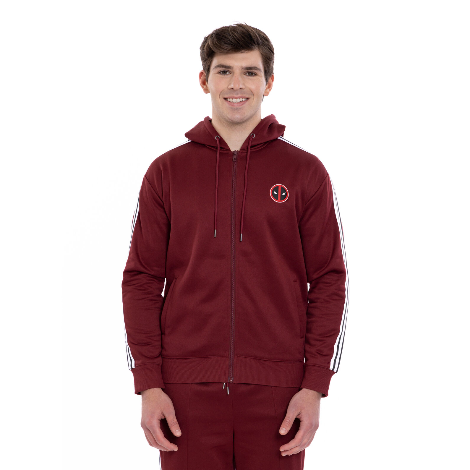 Marvel Men's Zip-Up Hooded Sweatshirt