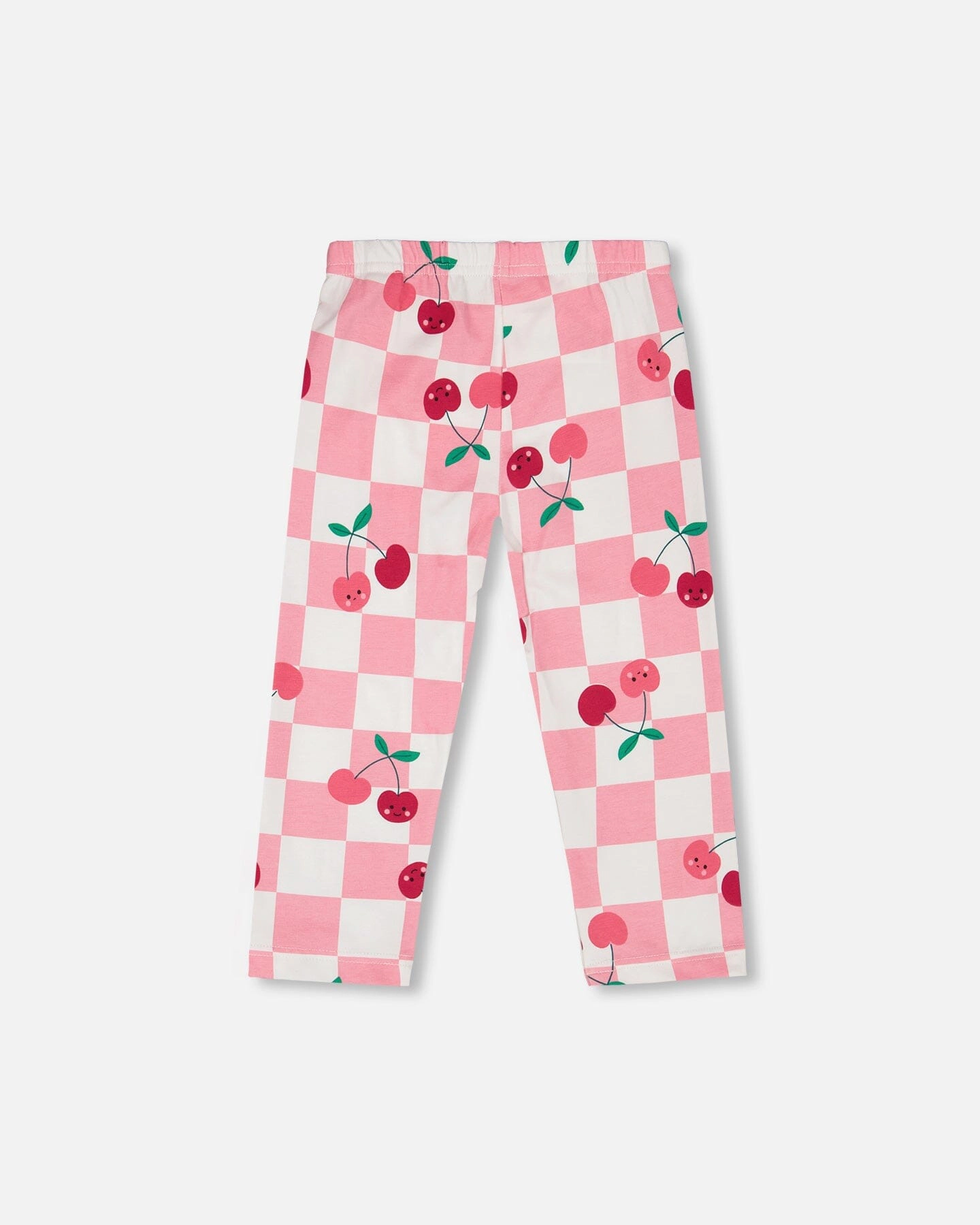 Deux par Deux Girls Organic Cotton Jersey Capri Printed Cherries