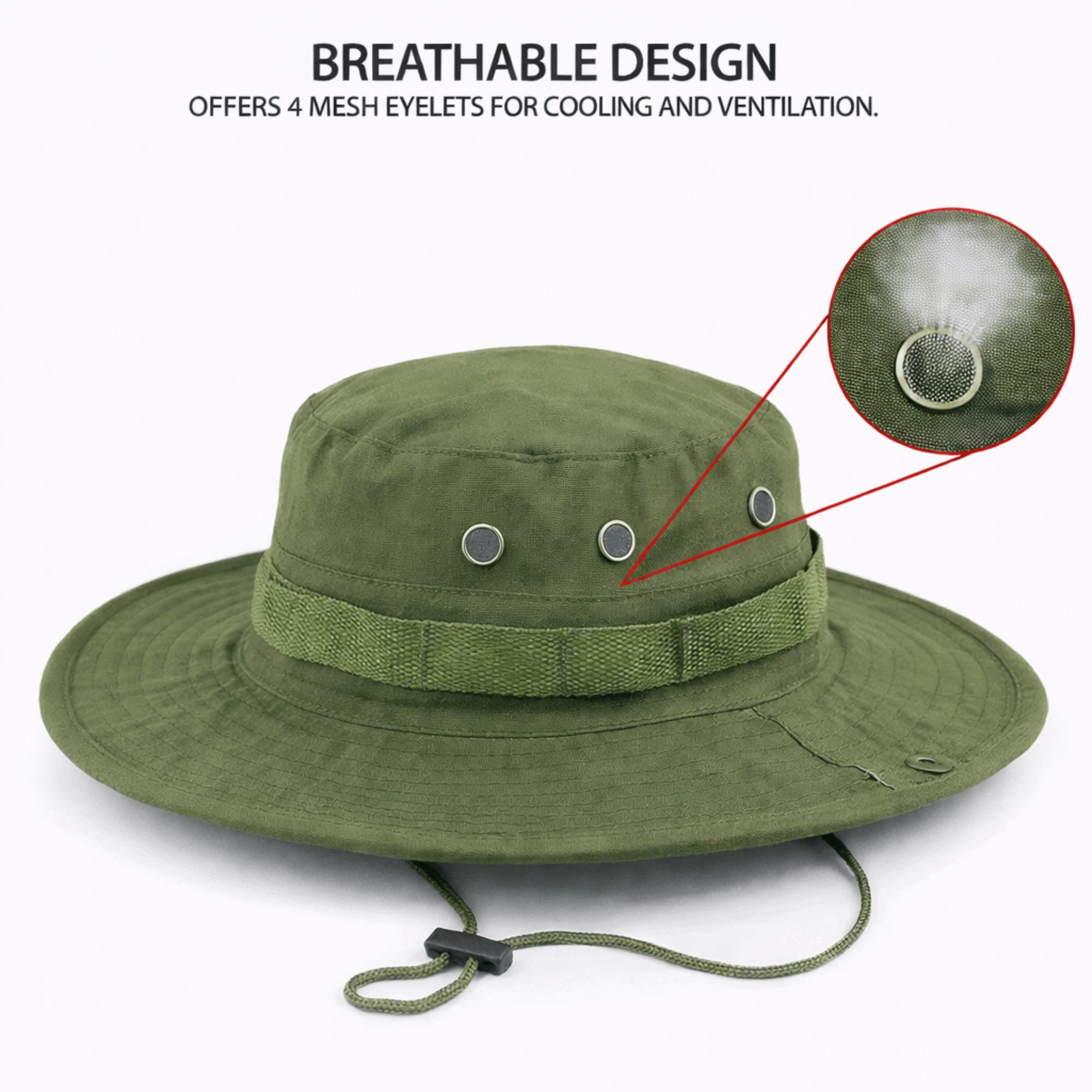 XGear Tactical Unisex Wide Brim Safari Boonie Bucket Hat
