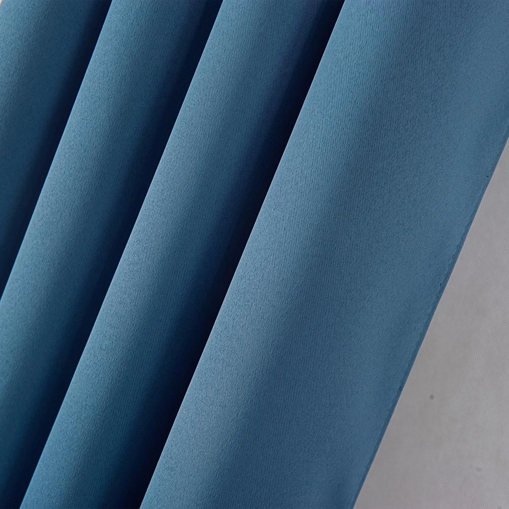 Olivia Gray Anchorage Blackout Single Grommet Curtain Panel  54x63", Blue