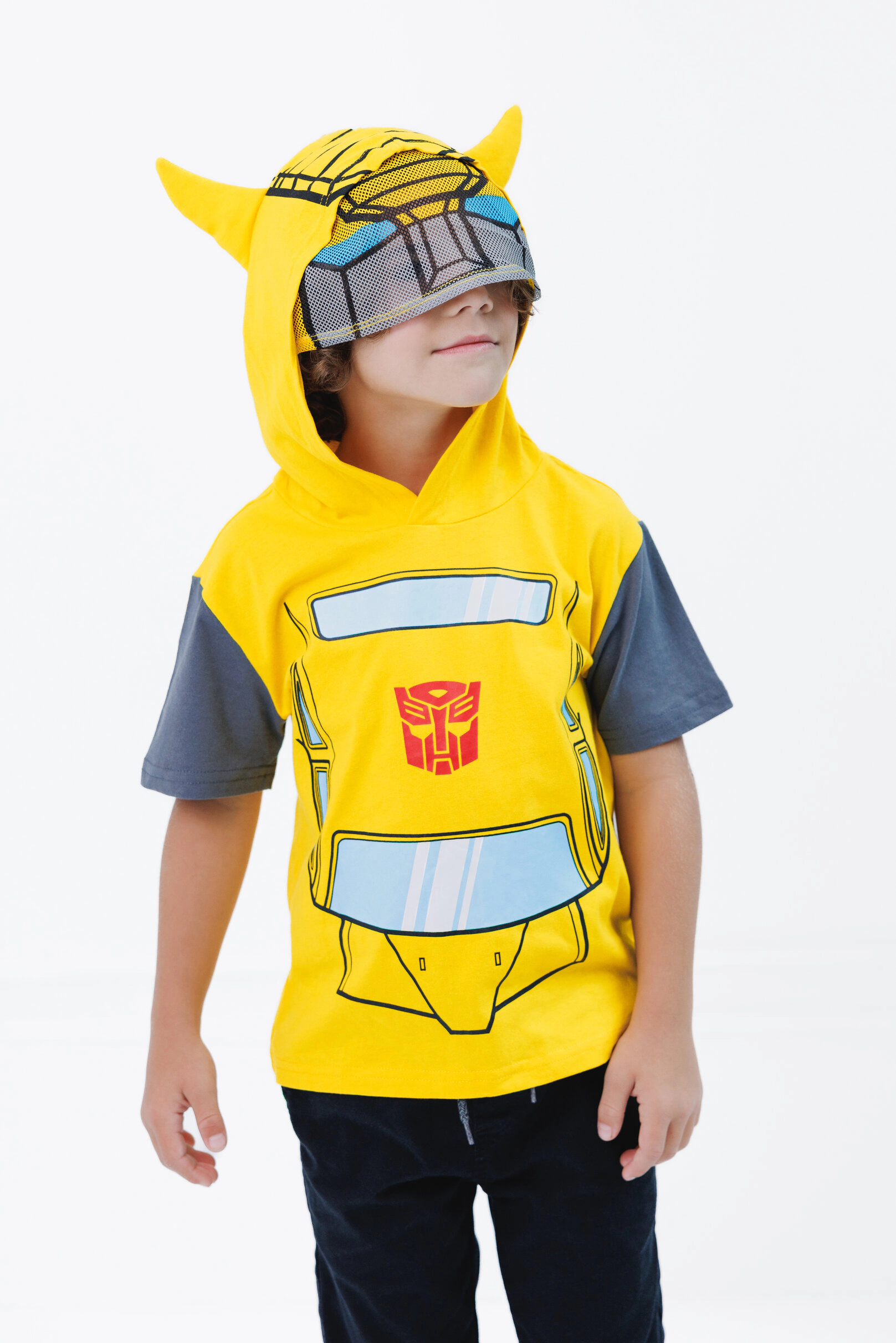 Transformers Boys' Cosplay Hooded T-Shirt