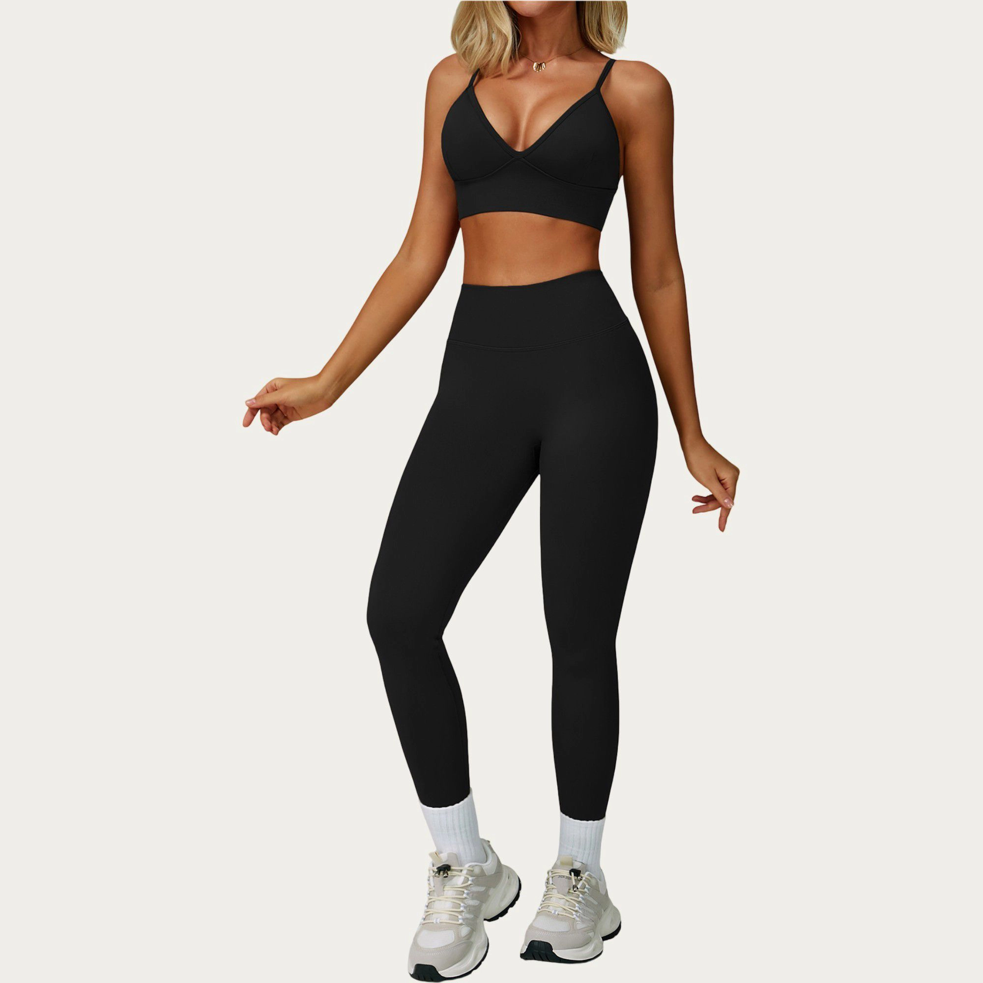 Anna-Kaci Active Women's High Waist Smooth Finish Athletic Leggings with Sculpting Fit Stretch Knit Fabric