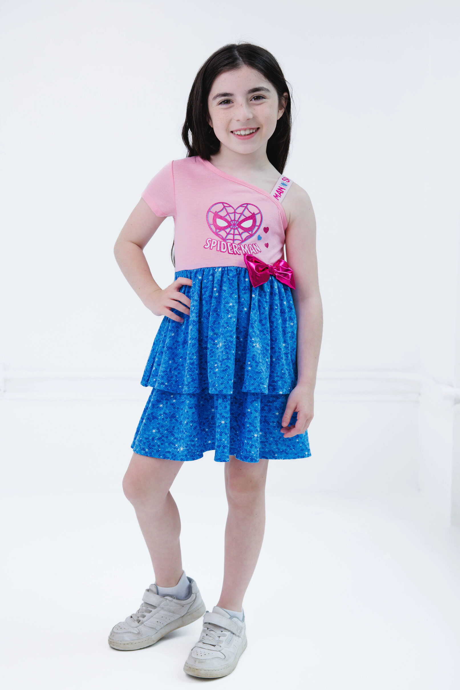 Marvel Spider-Man Girls' Sleeveless Dress