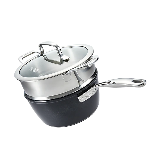 Cuisine::pro® GREEN STONE™ 2.4 Qt. Saucepan With Lid