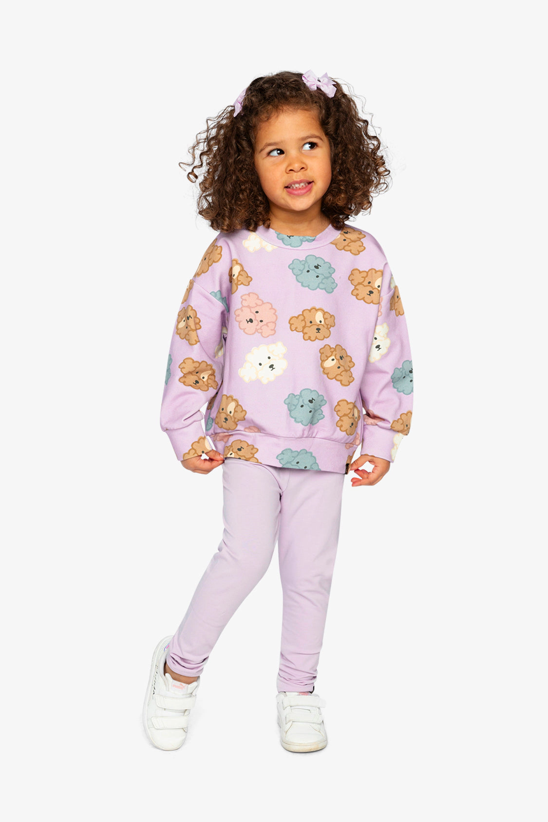 Deux par Girls Poodle Pocket Organic Cotton Leggings