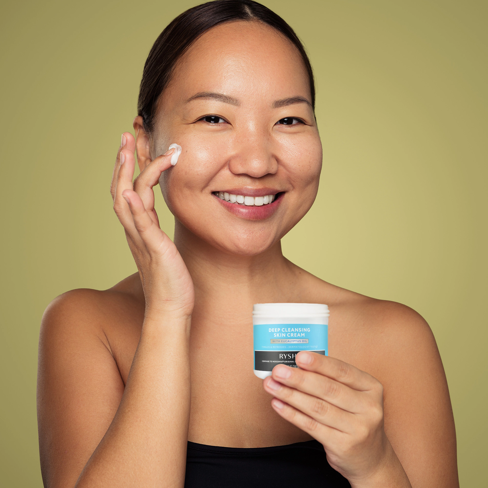 Pursonic Unisex Deep Cleansing Skin Cream with Eucalyptus Oil: Invigorating Facial Cleanser, 12 oz