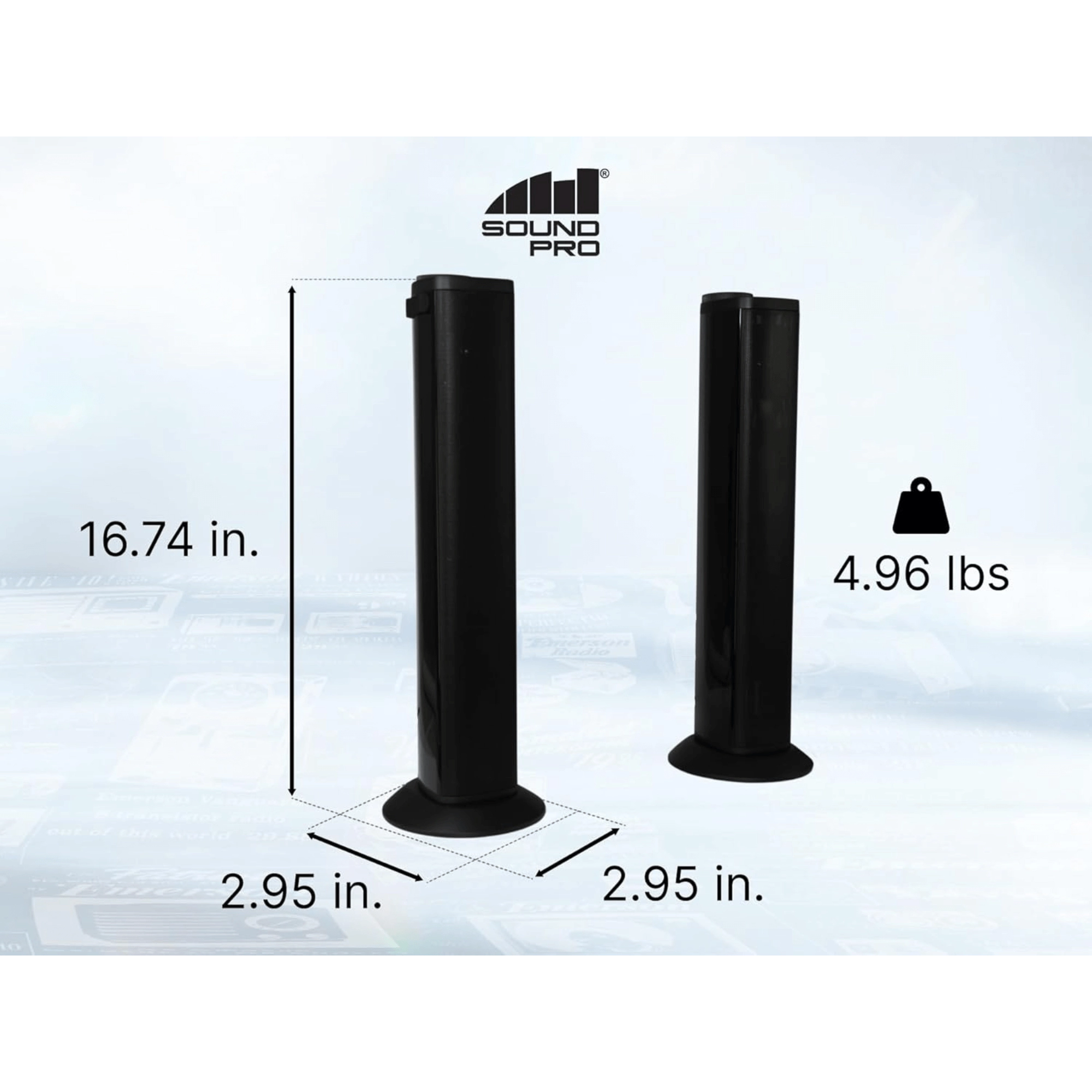 SoundPro 2-in-1 LED BT Stereo Speaker System with RGB Light