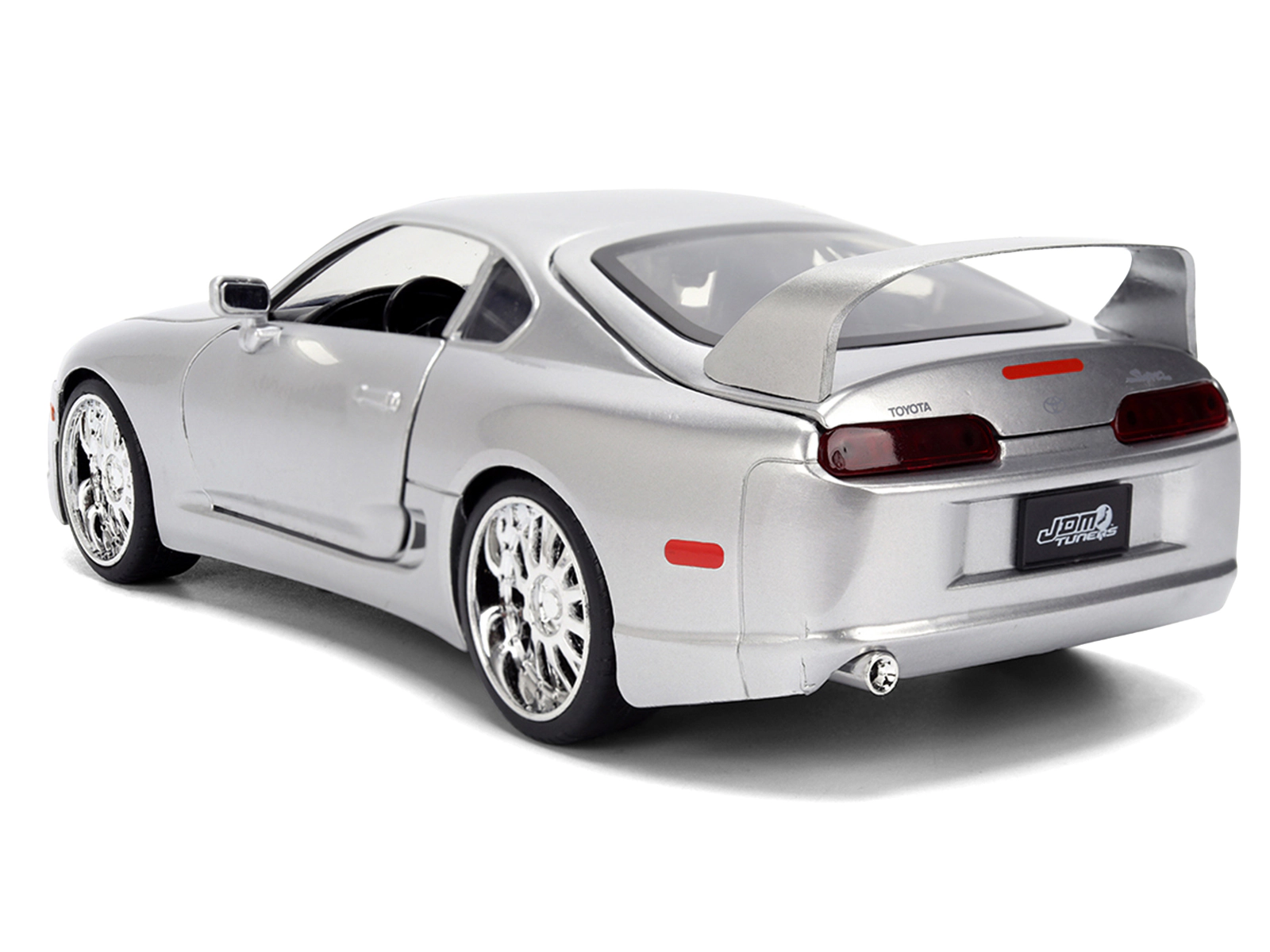 Jada 1995 Toyota Supra Silver Metallic "JDM Tuners" Series 1/24 Diecast Model Car by Jada