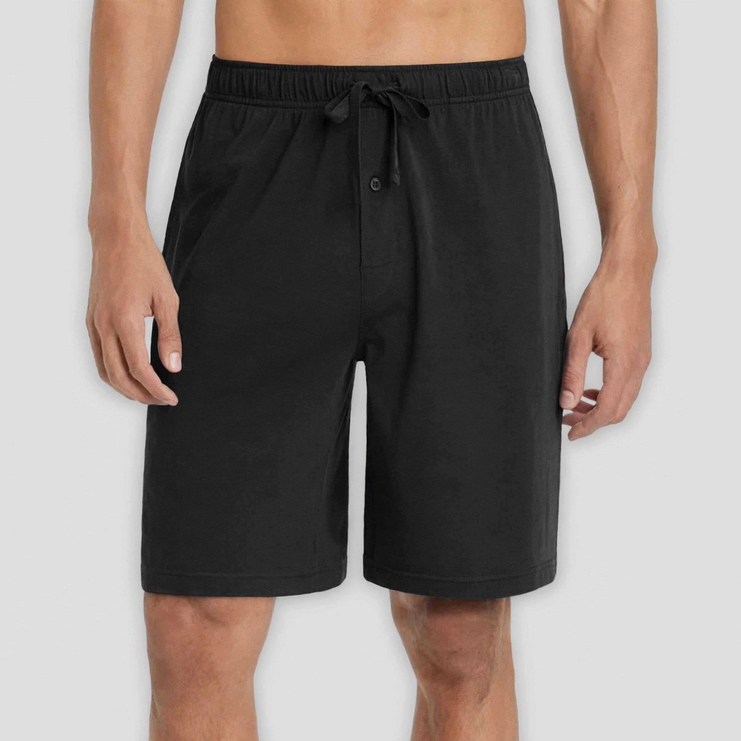 Ekouaer Men's Pajama Shorts Soft Sleepwear Bottoms Elastic Waistband Loungewear