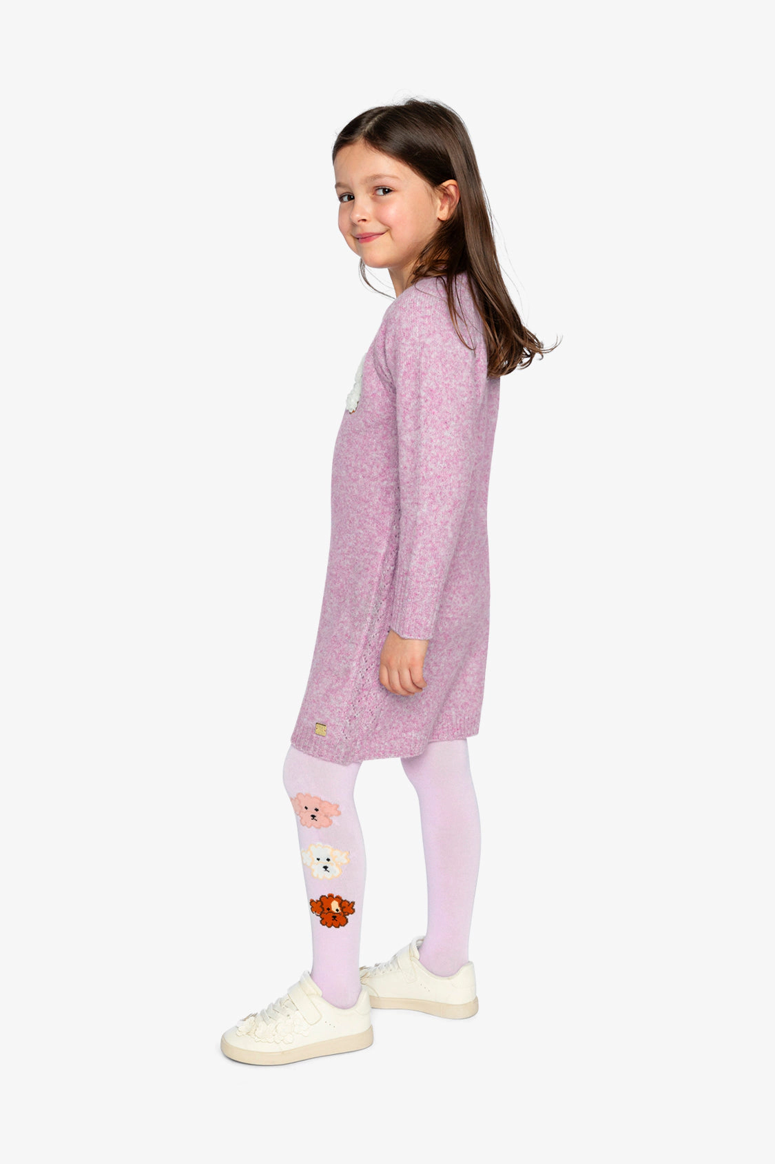 Deux par Girls Poodle Knit Dress