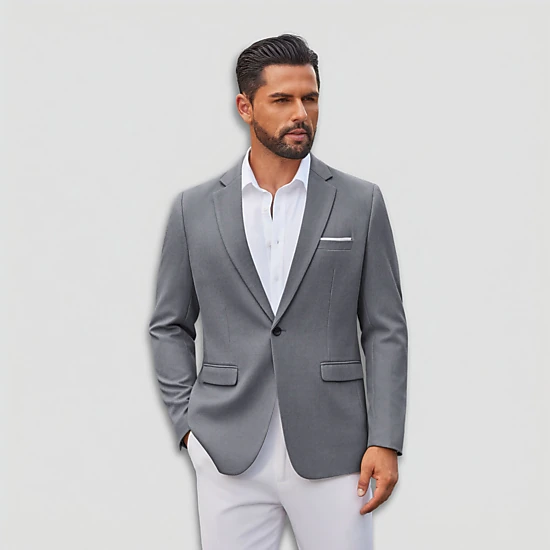 COOFANDY Men's Slim Fit Notch Lapel Casual Blazer Sport Coat Suit Jacket