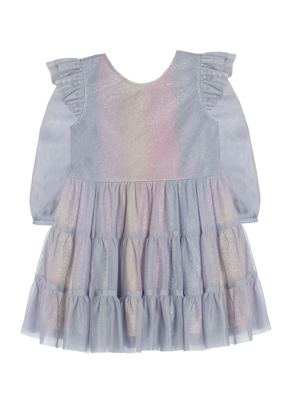 Isobella and Chloe Phoenix Tiered Soft Tulle Dress