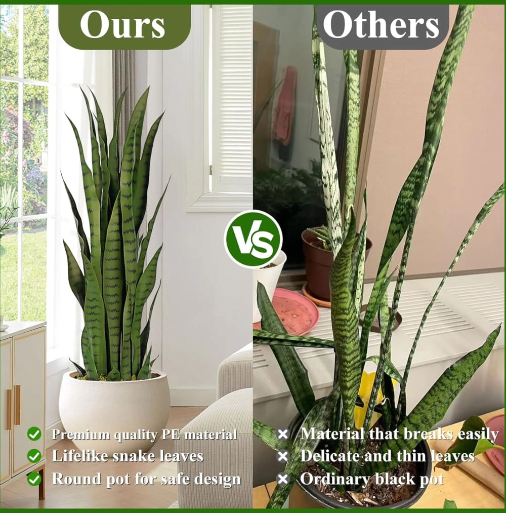 Whimsy Toys 3ft Artificial Snake Plant