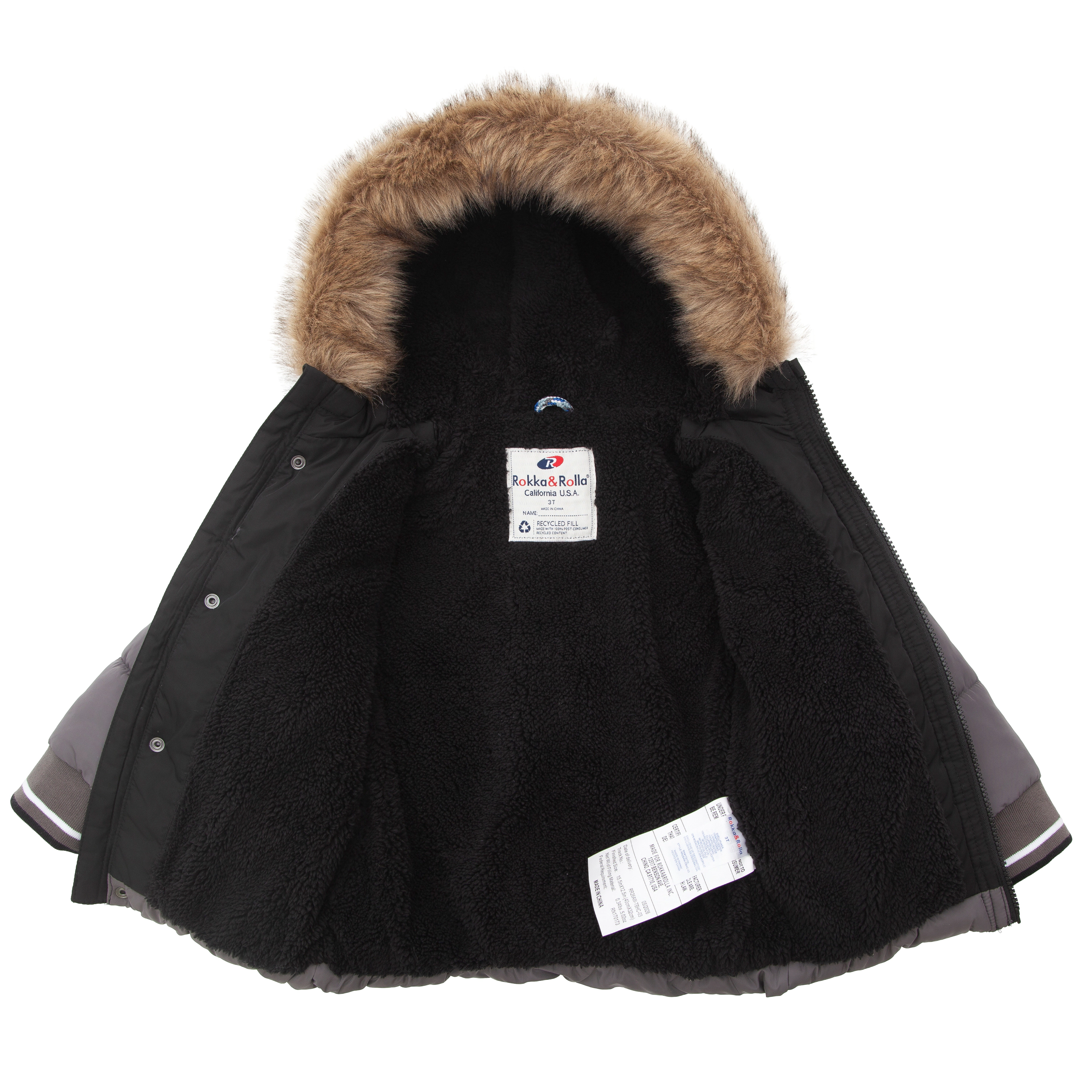 Rokka&Rolla Toddler Boys Heavy Winter Coat