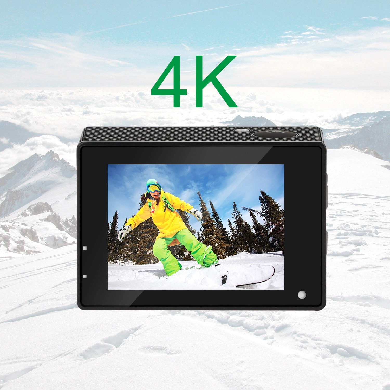 GBruno 4K Waterproof Action Camera With WiFi