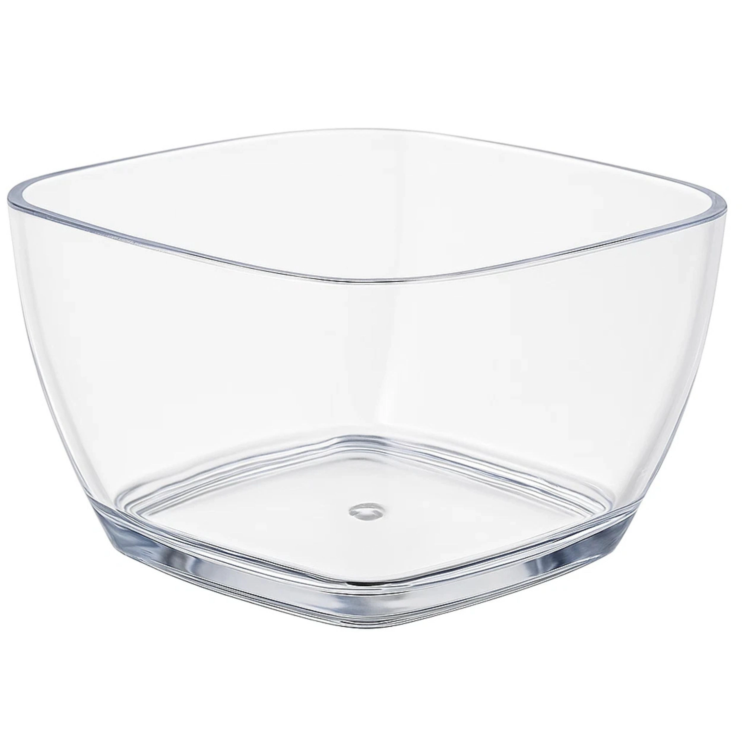 Home Collection Pack of 2,  5.5" Clear Acrylic Serving Bowls