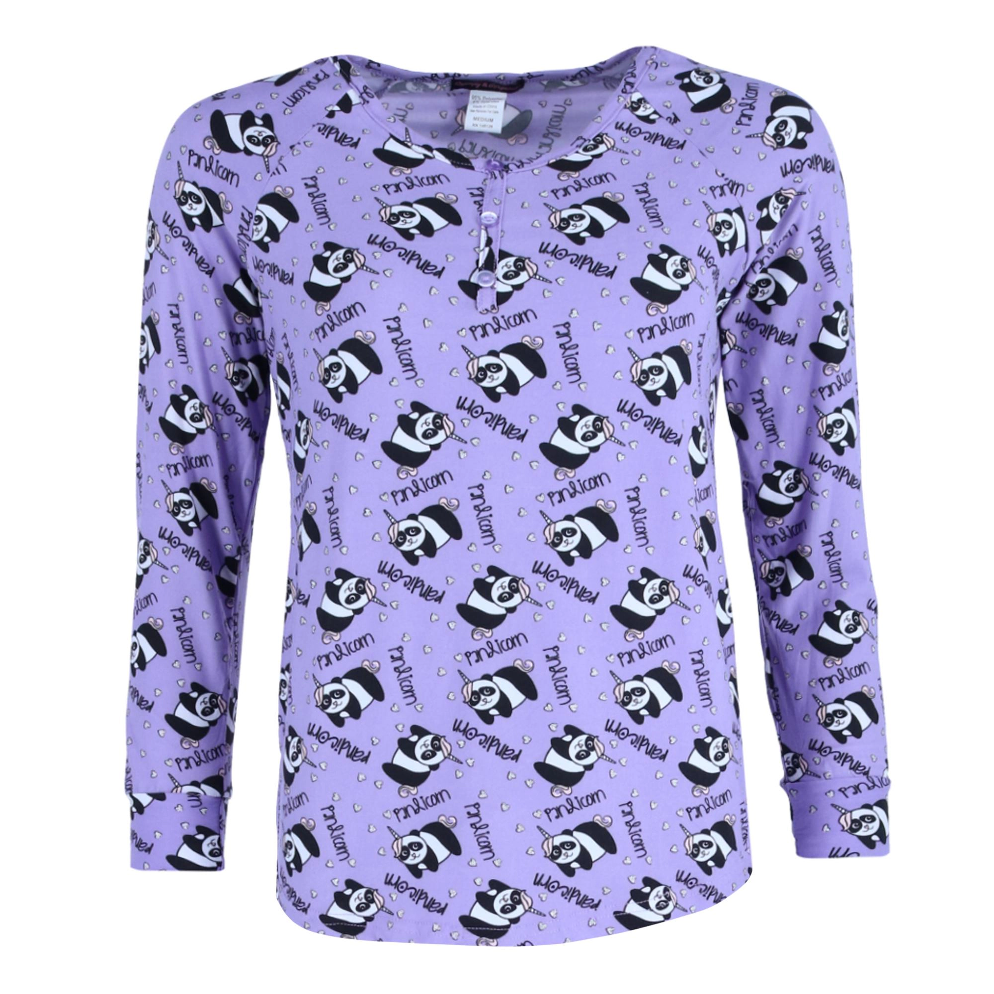 Grumpy & Gorgeous Women's Panda Print Pajama Jogger Set