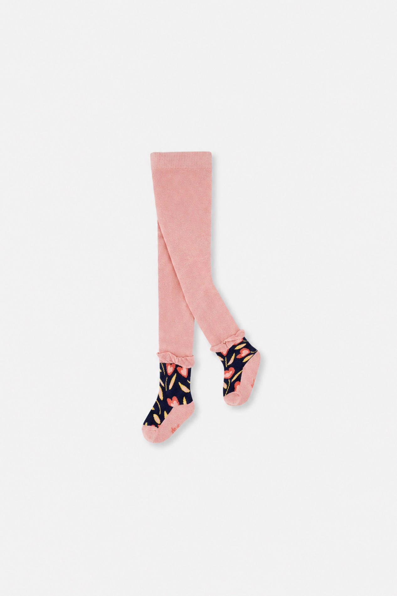 Deux par Girls Frilled Tulip Knit Tights