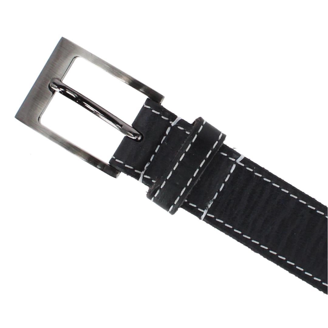 Stone Mountain Boy's Contrast Stitch Leather Casual Belt