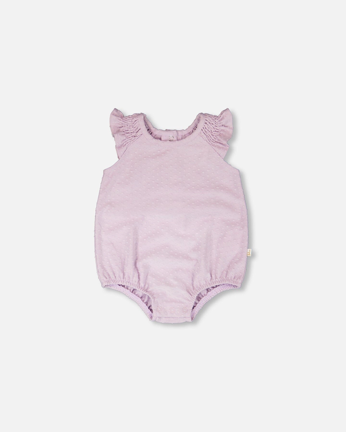 Deux par Girls Jersey Flutter Sleeve Romper