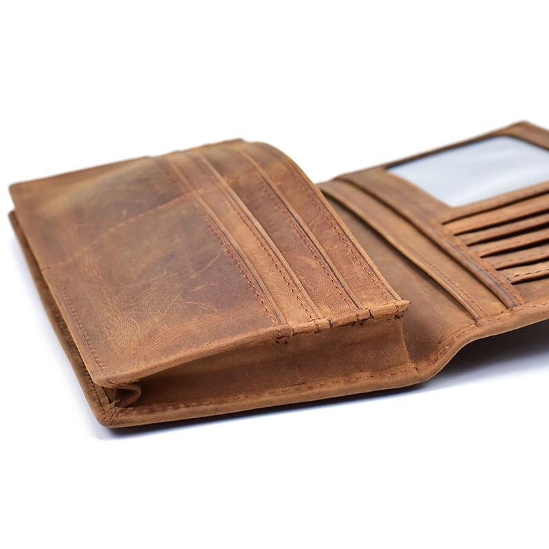 Steel Horse Leather Unisex The Pathfinder Bifold Wallet | Leather Pocket Book
