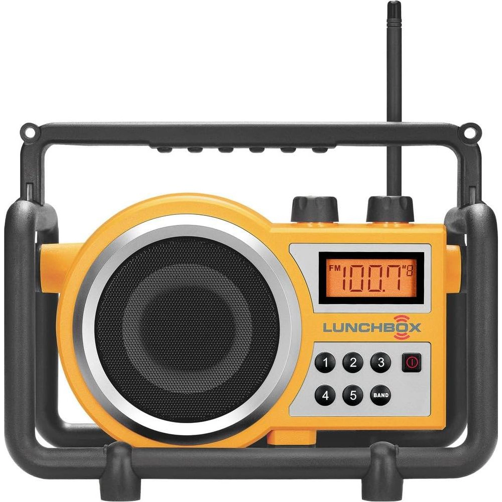 SANGEAN LB-100 Rugged Pocket AM/FM Radio, Yellow