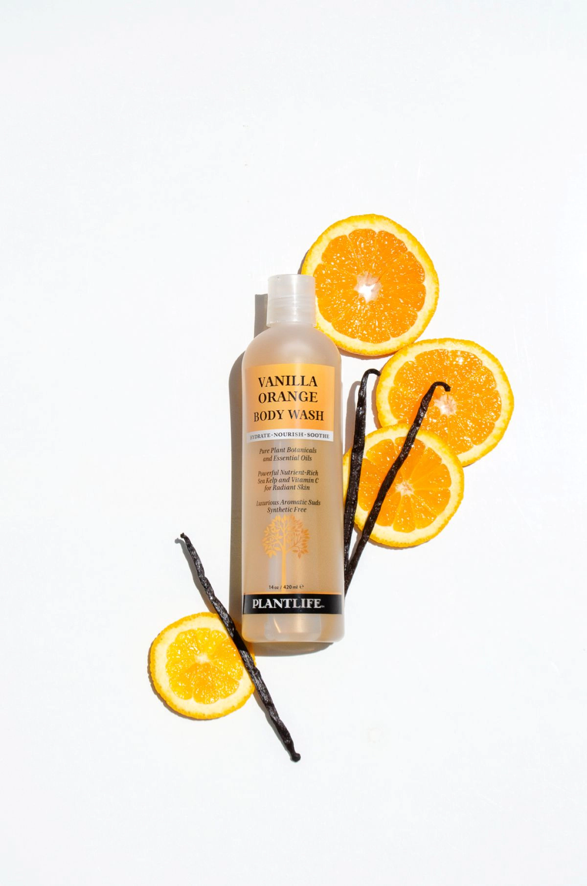 Plantlife Vanilla Orange Body Wash