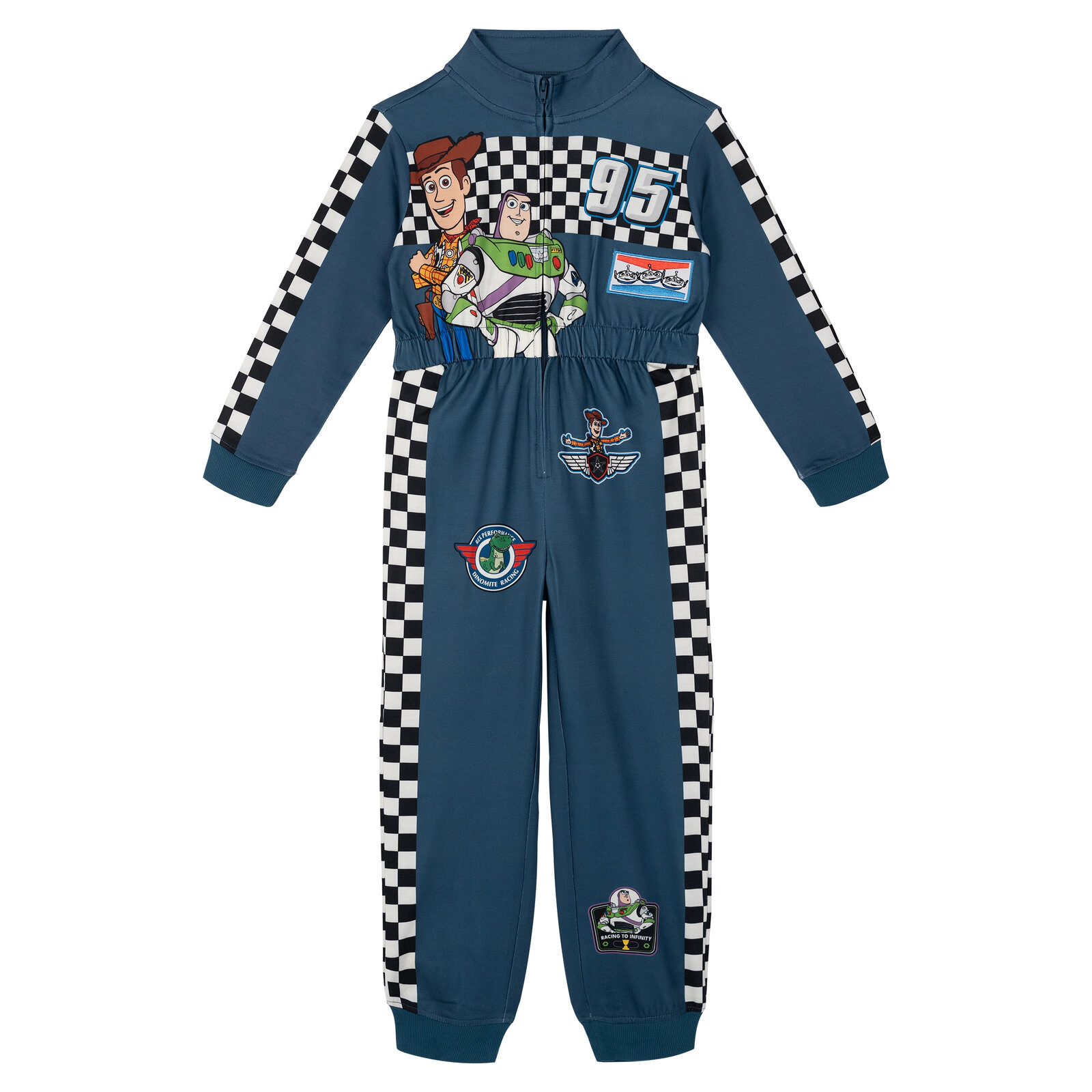 Disney Toy Story Boys' Racing Cosplay One Piece Coverall