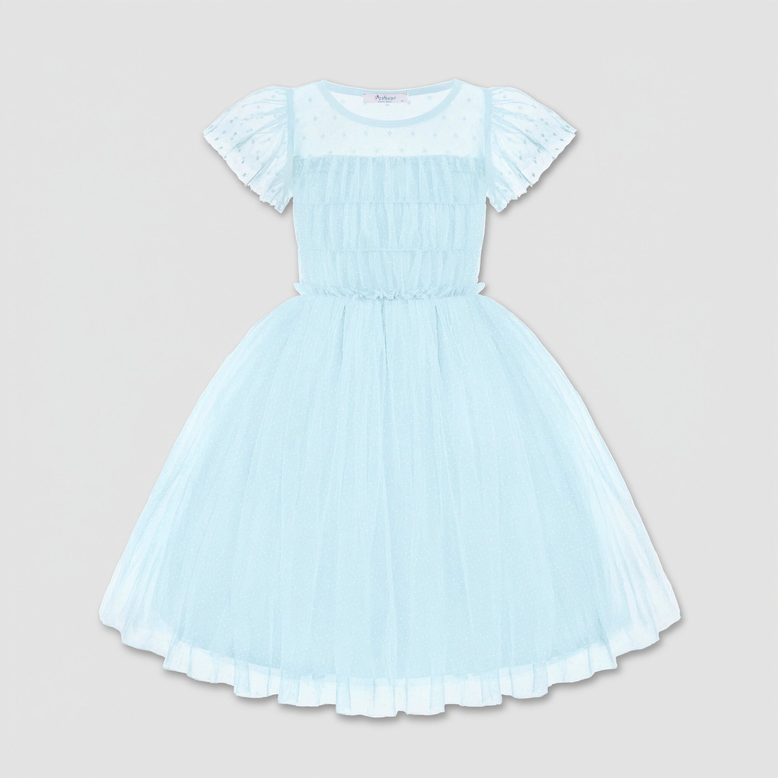 Arshiner Dress For Ruffle Sleeve