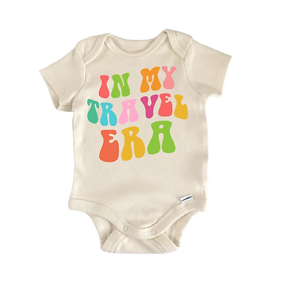 NOFO VIBES Unisex Travel Adventure Era Road Newborn Baby Bodysuit