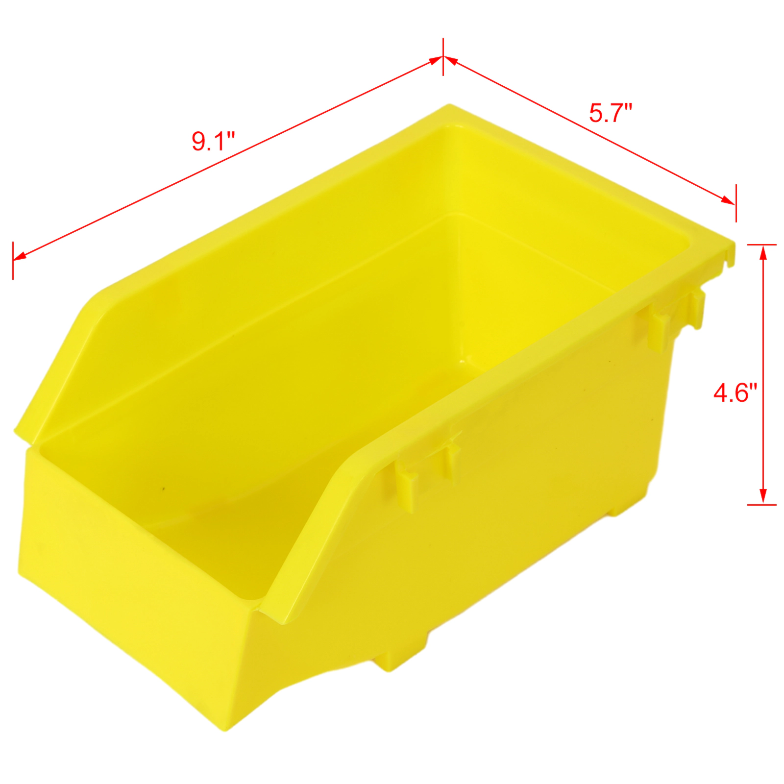 Flynama 90 Parts Bin Shelving Storage Organizer with Locking Wheels for Shop Garage and Home