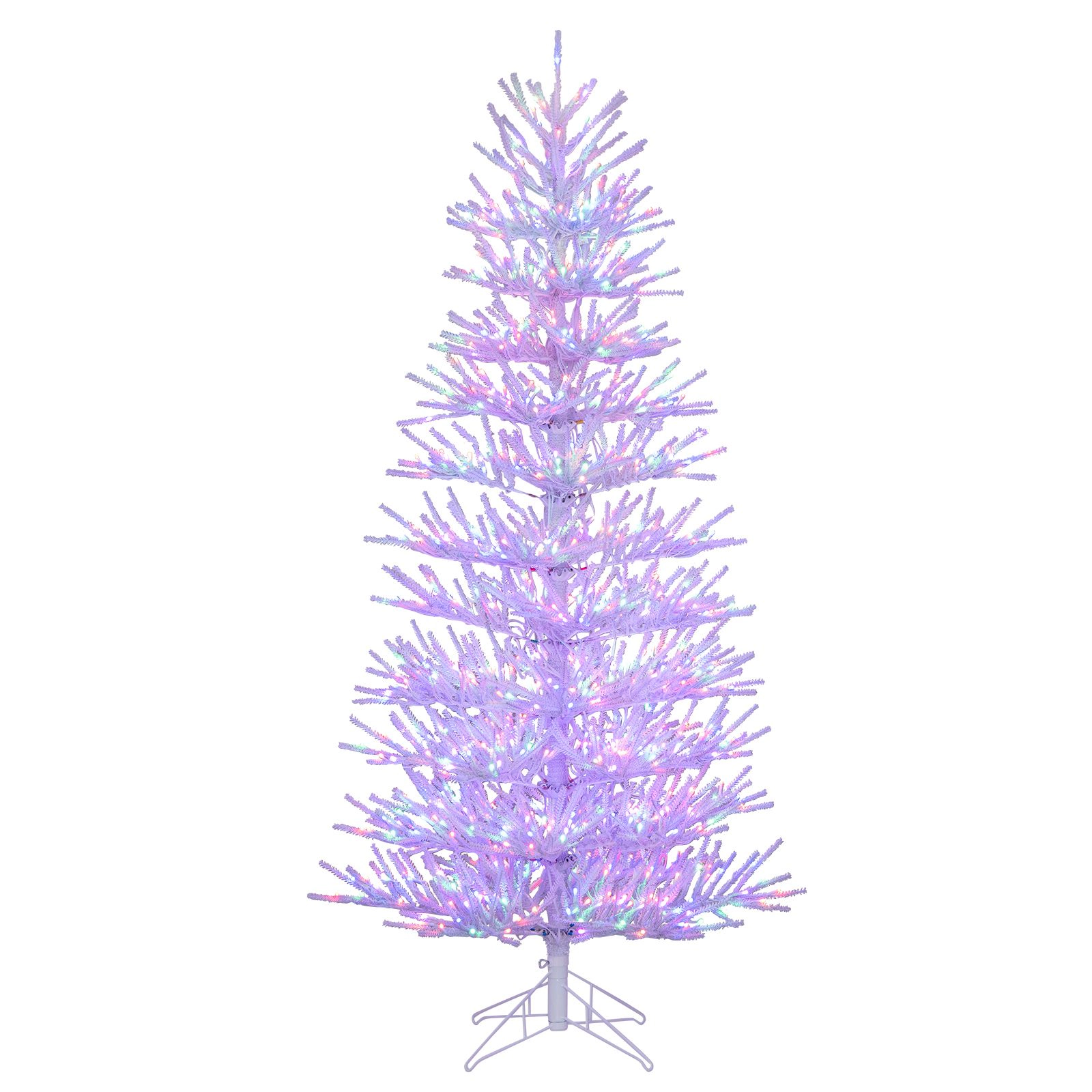 SlickBlue Color-Changing Artificial Christmas Tree with Remote
