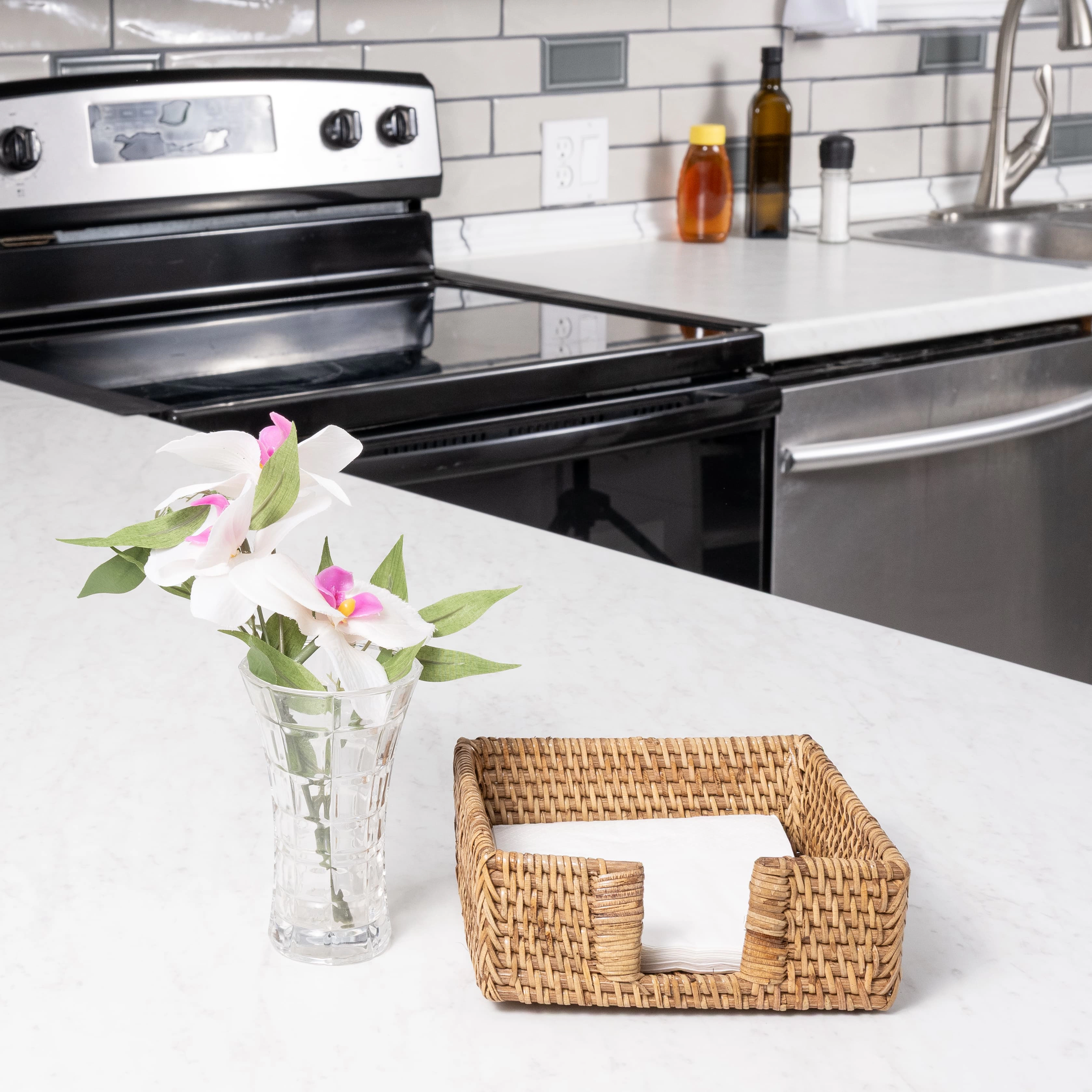 Saboga Home™ Cocktail Napkin Holder with Cutout