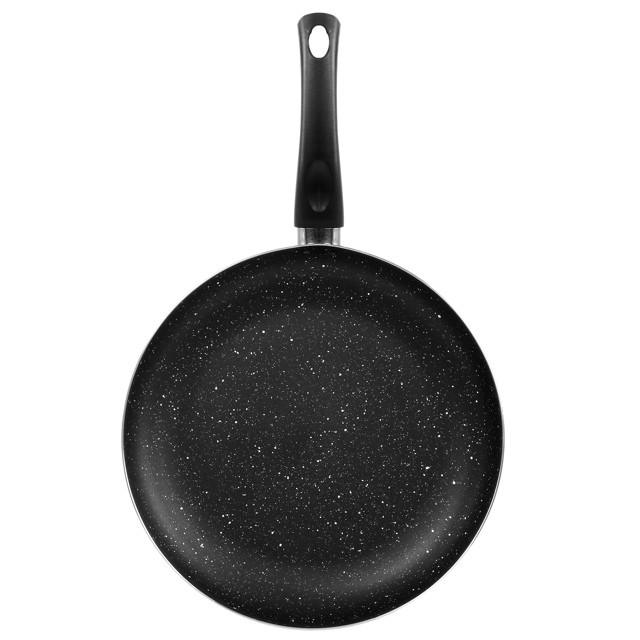 Oster Luneta 12 Inch Aluminum Nonstick Frying Pan With Bakelite Handle in Grey