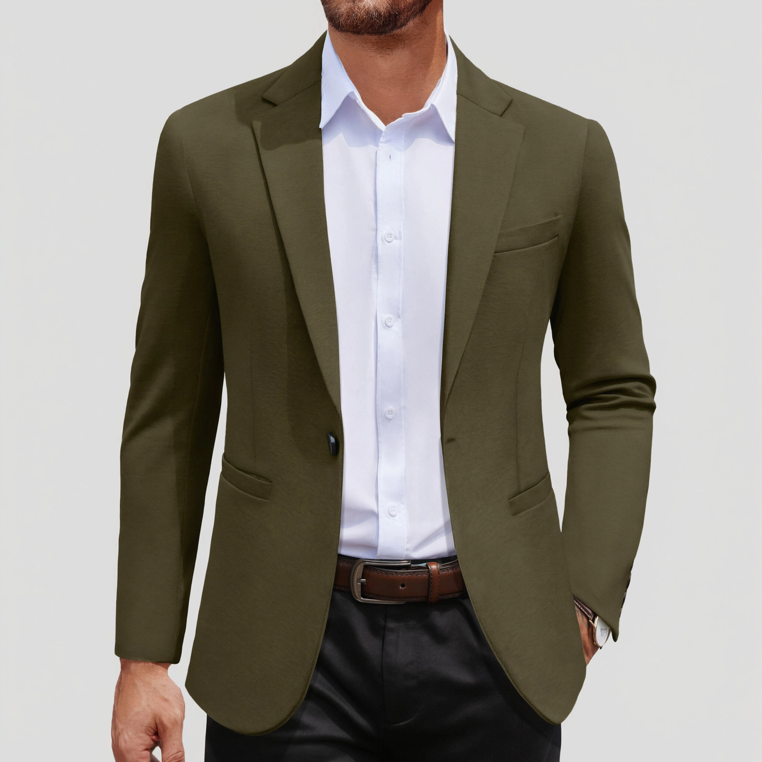 COOFANDY Men's Regular Fit Notch Lapel Casual Blazer Sport Coat Suit Jacket