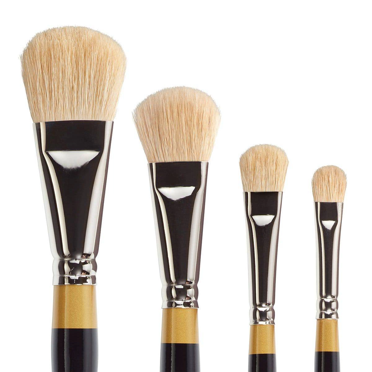 KINGART Original Gold 9270 Oval Mop Brush Set, 4-Piece
