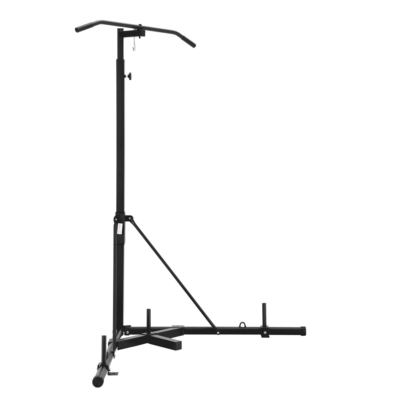 HONGGE Heavy Duty Steel Punching Bag Stand Freestanding Sandbag Rack Holds Up to 140 lbs for Home Gym