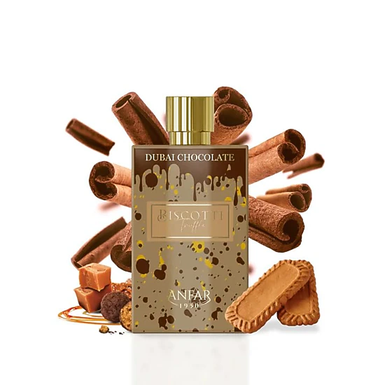 Anfar Dubai Chocolate Biscotti Extrait de Parfum 2.7 Fl Oz (80 ml) - Sweet Gourmand