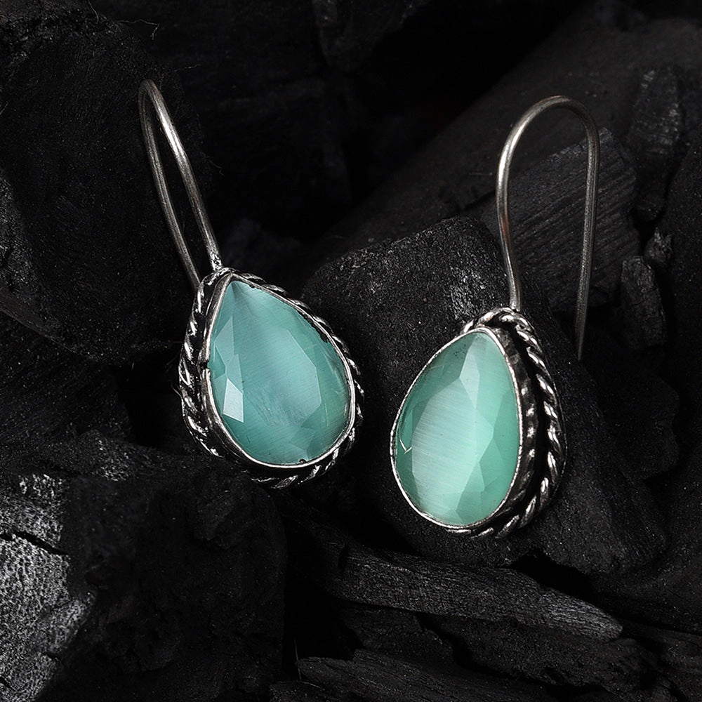 SOHI Women's Teardrop-Stone Drop Earrings