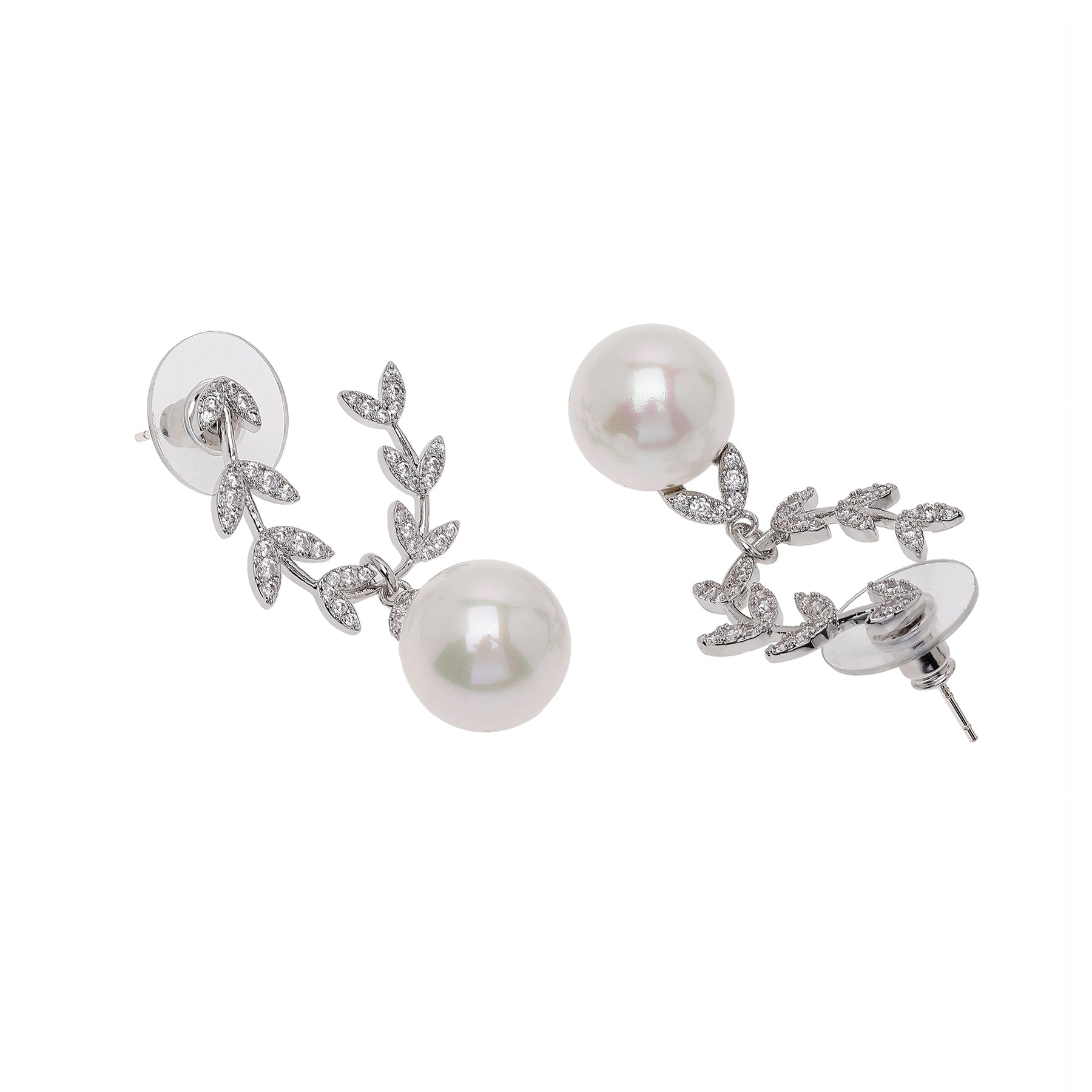 AGP PARIS Womens Elegant Round Drop Earrings