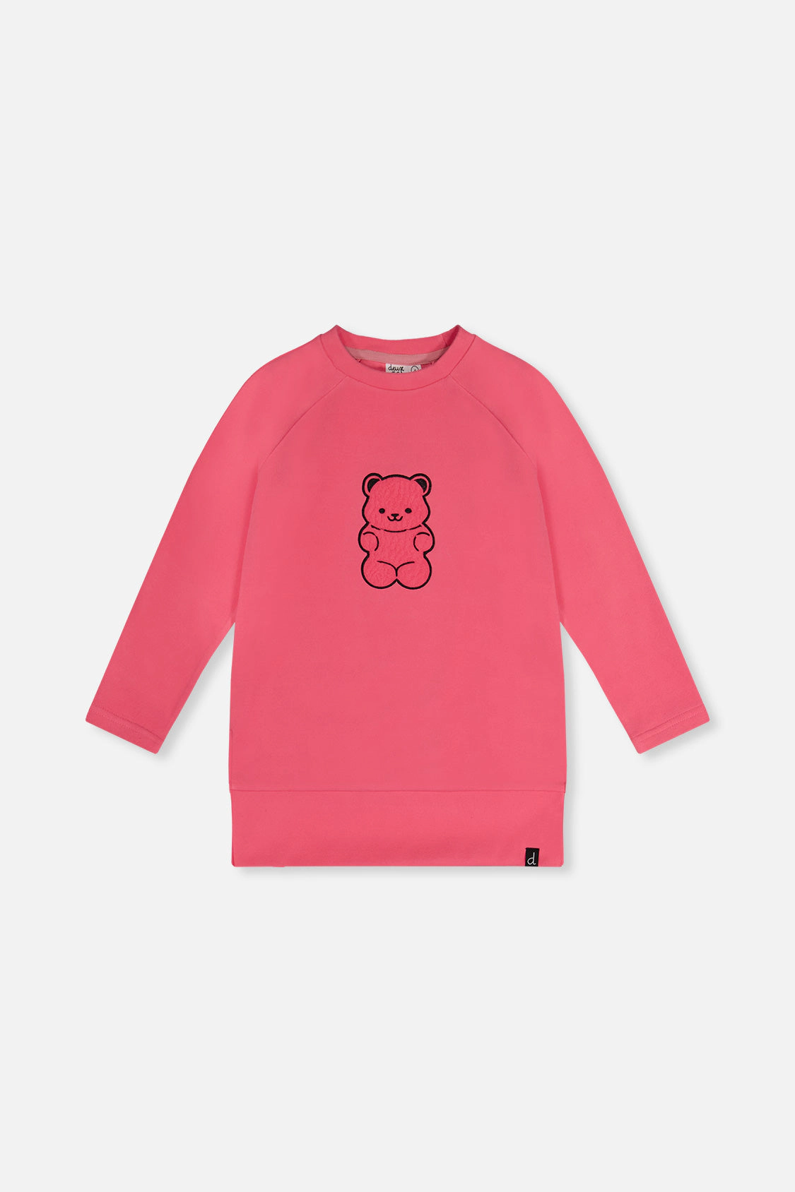 Deux par Girls Gummy Bear Appliqué Raglan Sleeve Tunic