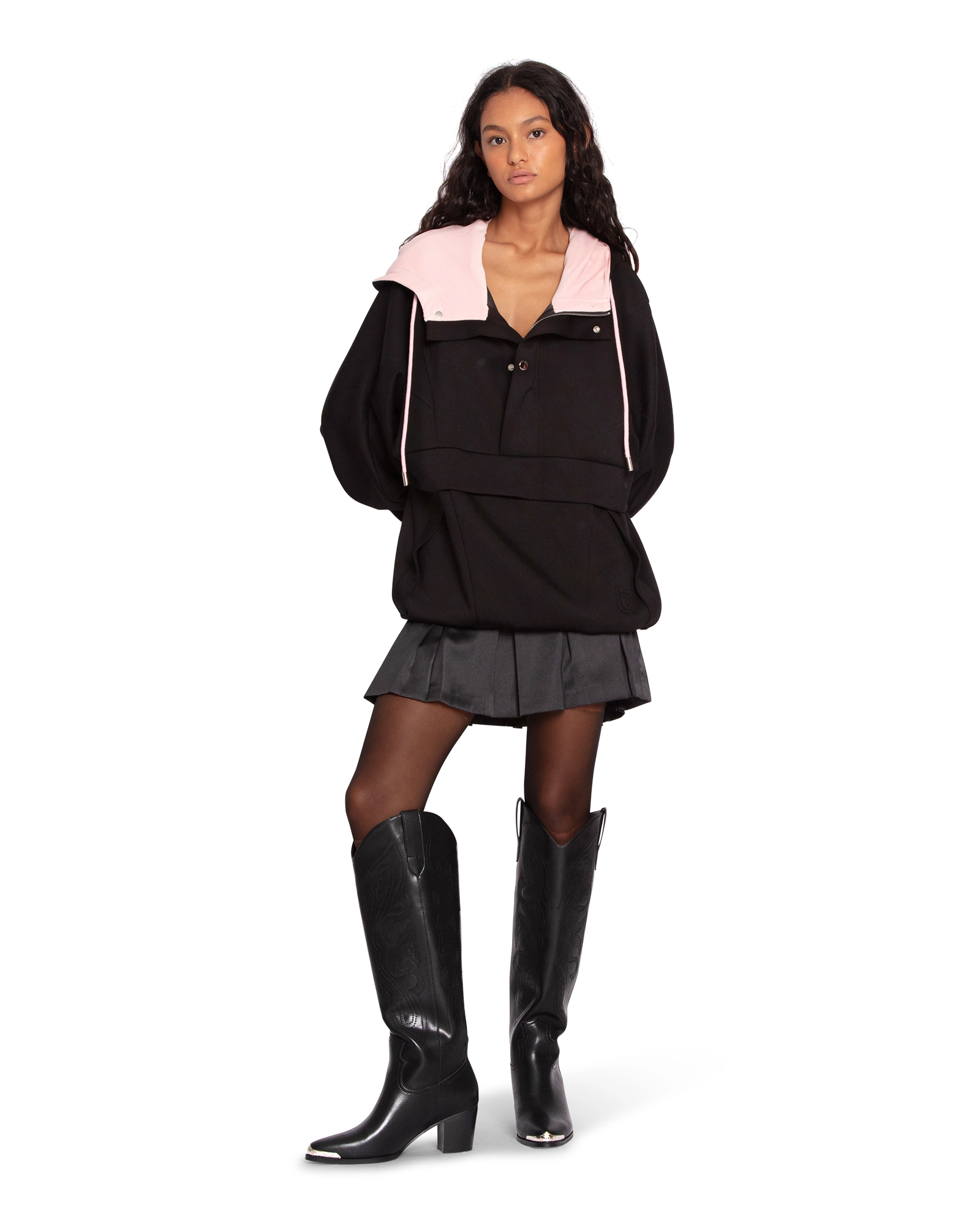 Belle & Bloom Womens Best Of Me Panelled Hoodie